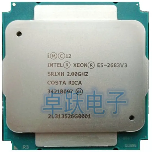 E5 2683 V3 Intel Xeon E5-2683 V3 2,0 ГГц 14-core 35 Мб FCLGA2011-3 22nm 120W E5 V3 процессор E5-2683V3