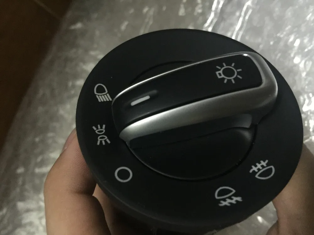 Хромированный головной светильник противотуманный широкий переключатель лампы