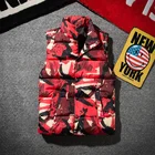 B весна осень мужской женский Камуфляжный жилет супер теплые зимние куртки жилет тонкий пуховой хлопковый жилет для пар жилет приблизительно 3XL