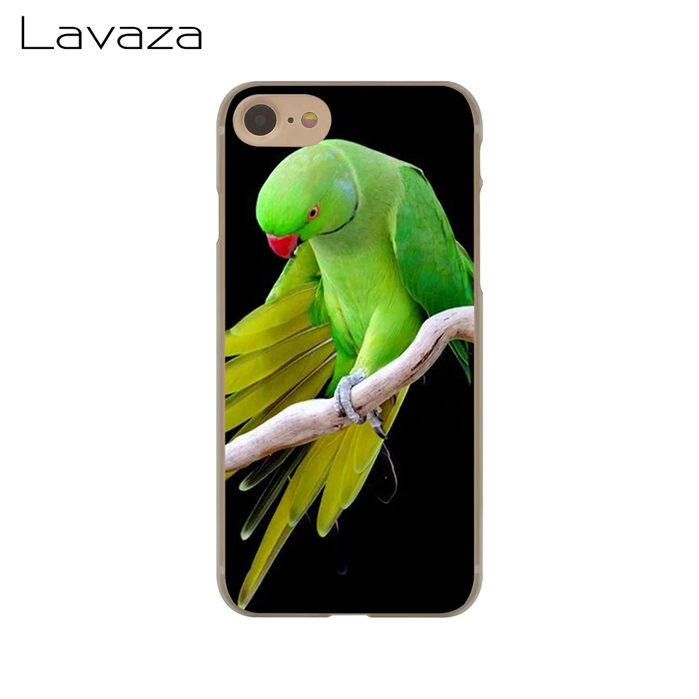 Lavaza синий Ringneck Parrot Art чехол для телефона Apple iPhone 4 4S 5C 5S SE 6 6S 7 8 Plus 10 X Xr Xs Max 6Plus