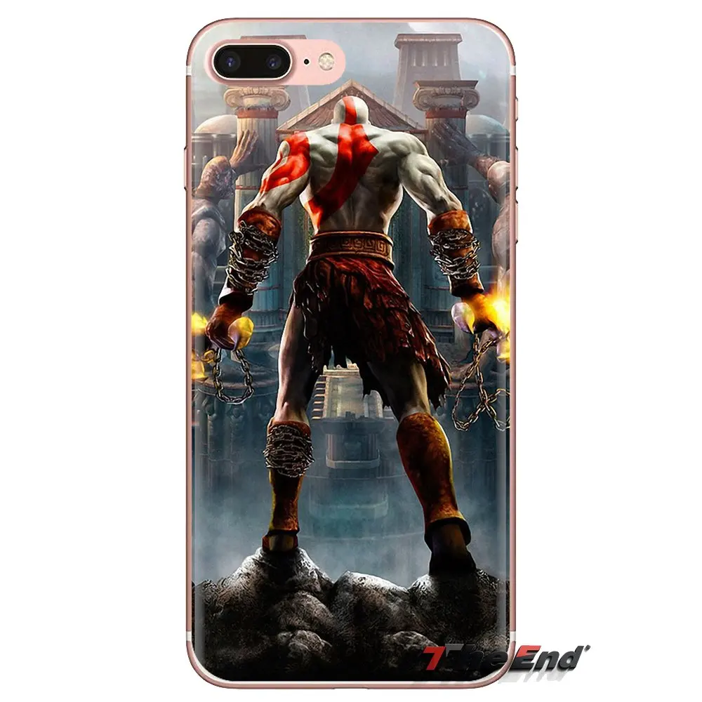 God of War Kratos III Transparent TPU Case Cover For Sony Xperia Z Z1 Z2 Z3 Z5 compact M2 M4 M5 C4 E3 T3 XA Huawei Mate 7 8 Y3II |