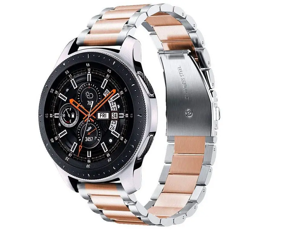 50 шт. 20 мм 22 мм ширина нержавеющей стали ремешок для samsung Galaxy Watch 46 мм/gear S3 Classic/S3 часы пограничника ремешок металлический браслет