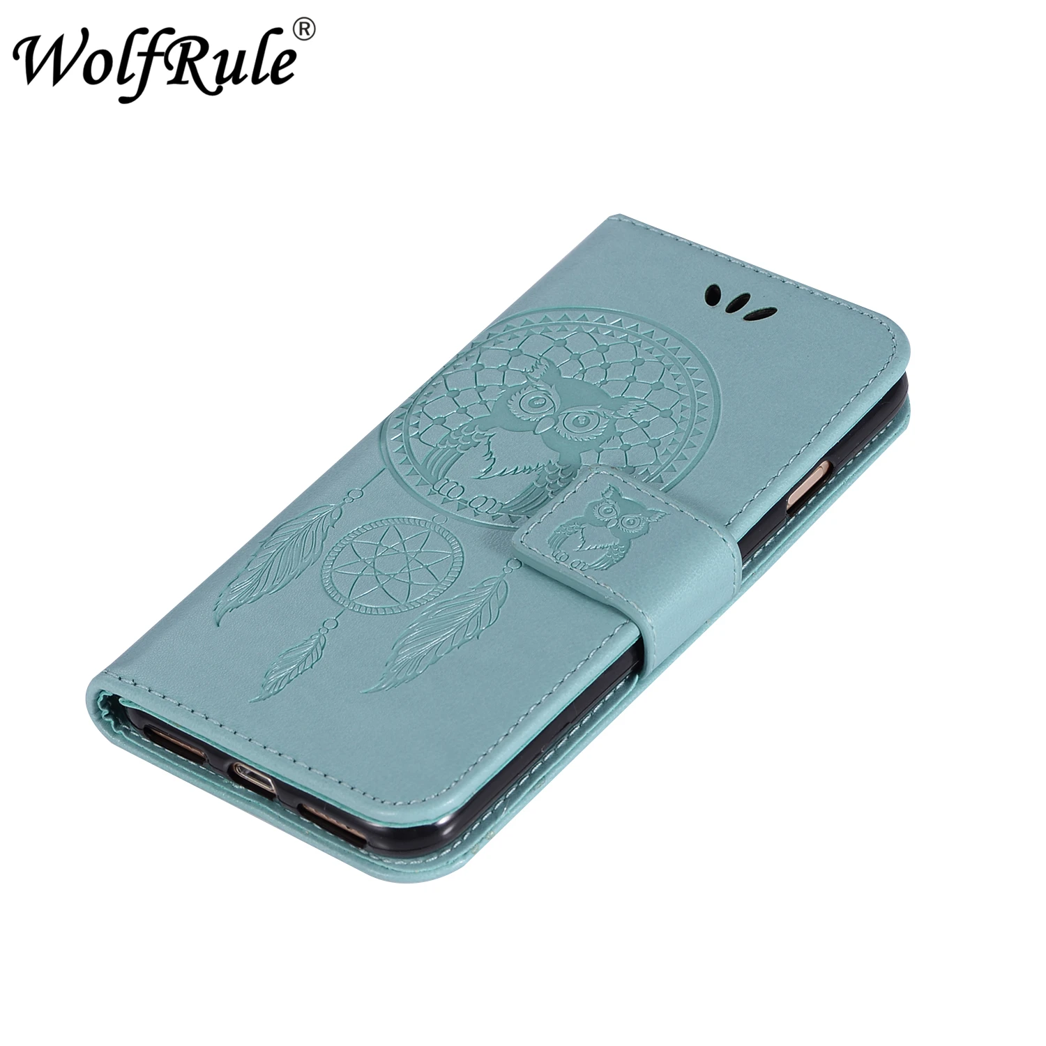 Чехол WolfRule для iPhone 8 кожаный чехол книжка стильный мягкий телефона кошелек