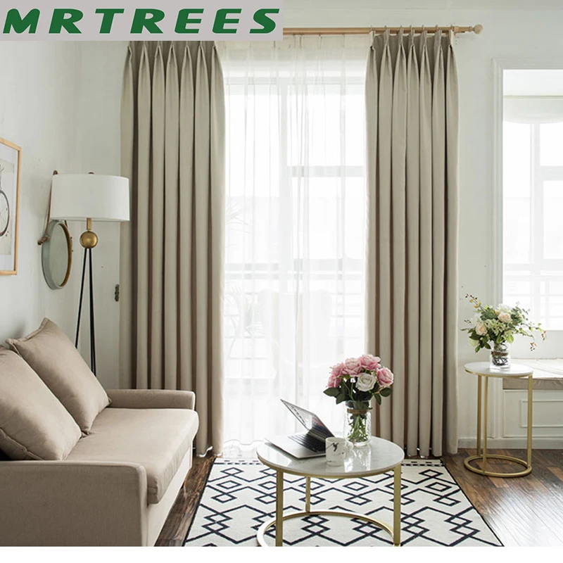 MRTREES современные затемненные занавески s для гостиной спальни обработки окон