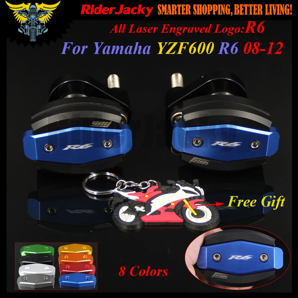 

Motorcycle Frame Crash Pad Engine Stator Cover Slider ProtecFor Yamaha YZF R6 YZFR6 08-12 YZF600 R6 2008 2009 2010 2011 2012