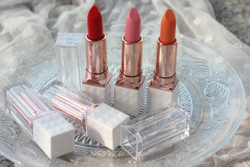 

DHL free 100pcs/lot 12.1mm Rose Love empty lipstick tubes plastic Square lipstick balm case lipstick case container