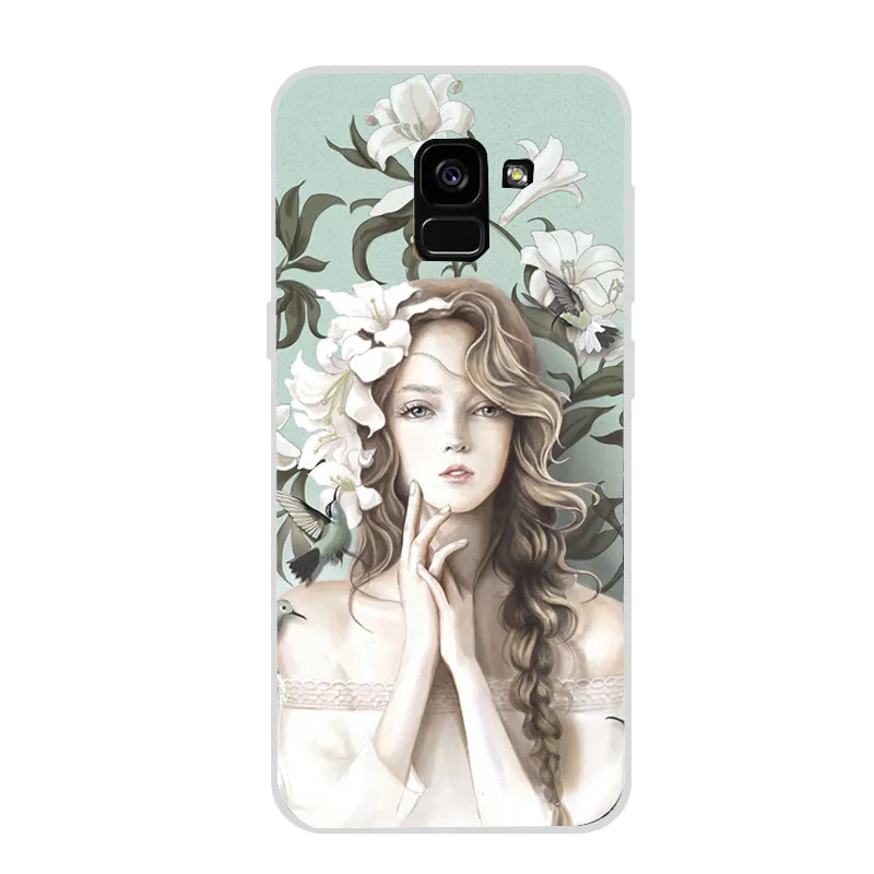 Мягкий ТПУ зеркальный чехол с мышью Минни Микки для Samsung Galaxy A8 plus 2018 samsung galaxy
