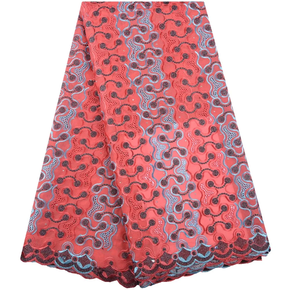 Желтая африканская вуаль кружевная ткань 2019 высококачественное хлопковое