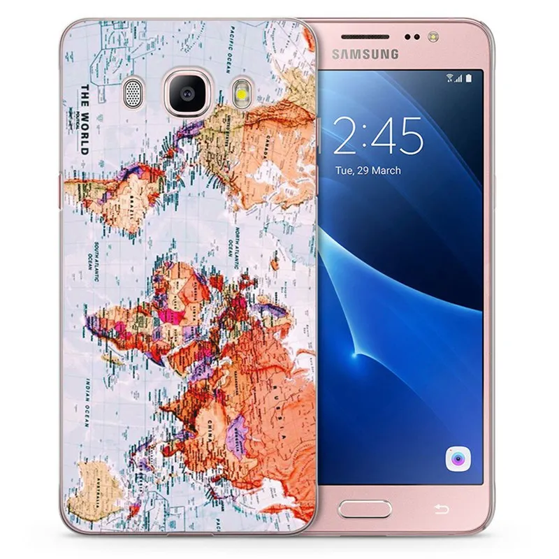 Мягкий прозрачный чехол из ТПУ с цветочным рисунком для Samsung Galaxy A3 A5 2016 17 prime J1 J2 J7