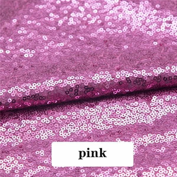 Pink Ширина 130 см* 5 м/лот Блестки 3 мм Диаметр сетка ткань Блестки сделать Украшенные платья Одежда украшения DIY ручной работы материал - Цвет: Pink