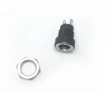 10 шт./лот DC 022B Power Jack Socket dc connector Adapter interface DC022B 5 5x2 1 мм Supply Panel Mount plug|Соединители| |