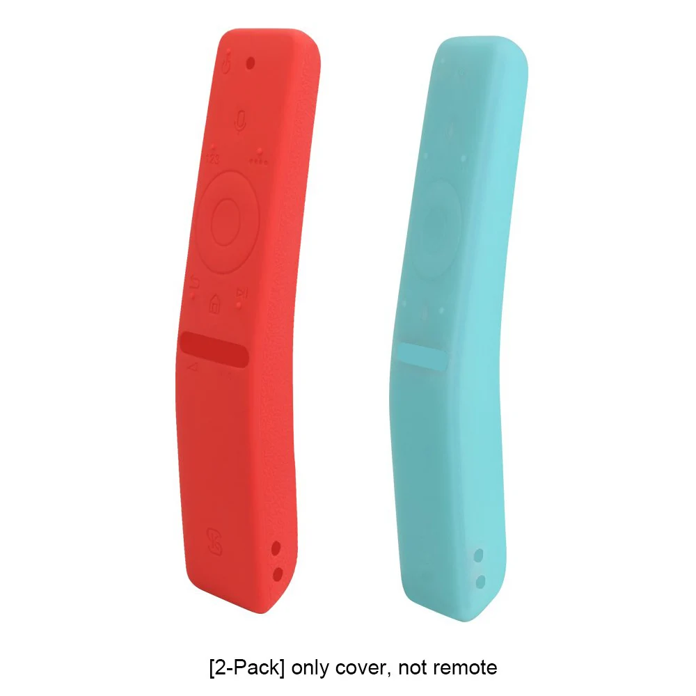 Чехол с пультом дистанционного управления для samsung bluetooth smart tv BN59-01241A 01242A 01260A 01259E 01266A SIKAI, полностью защитные силиконовые чехлы - Цвет: 2-pack