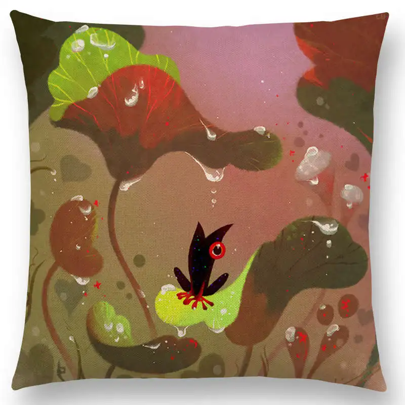 Милые Мультяшные животные Пастельные цветы милая птица милое гнездо интересная