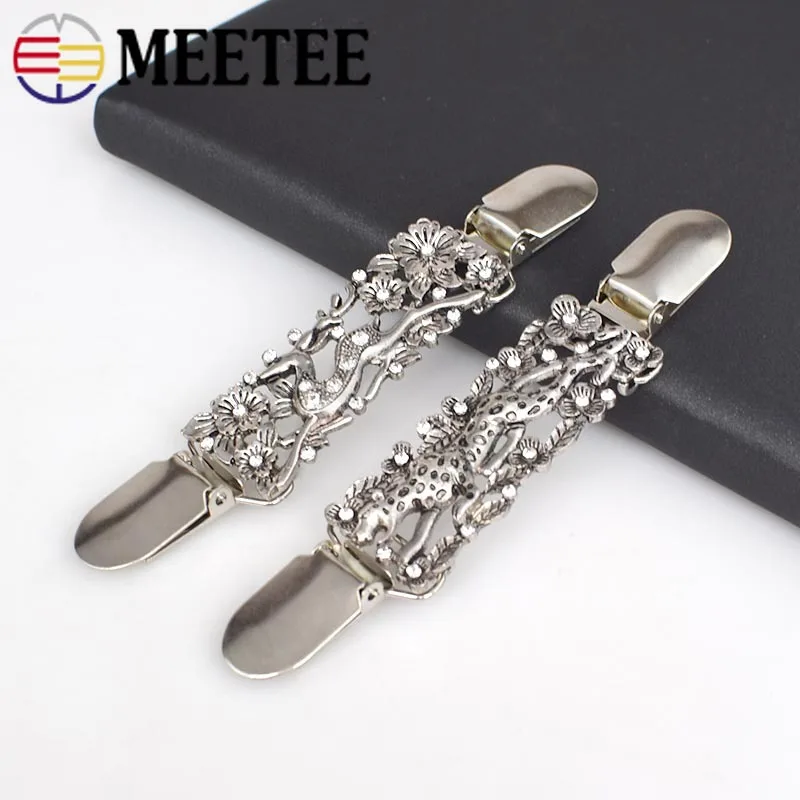 4 шт. античный Серебристый свитер кардиган воротник заколки сделай сам ретро