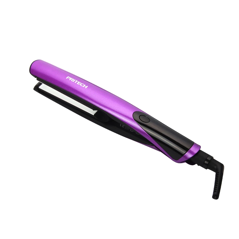 Purple Pritech 100-240 В выпрямитель для волос Профессиональный утюжок для волос керамическая нагревательная пластина электрическое выпрямление утюжок для укладки волос - Цвет: Purple