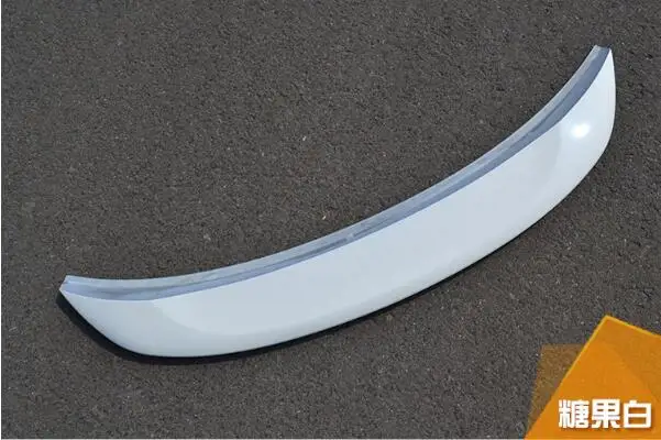 JINGHANG ABS Краски заднего крыло багажника выступ Спойлеры подходит для Фольксваген Жук 2013 - Цвет: Белый