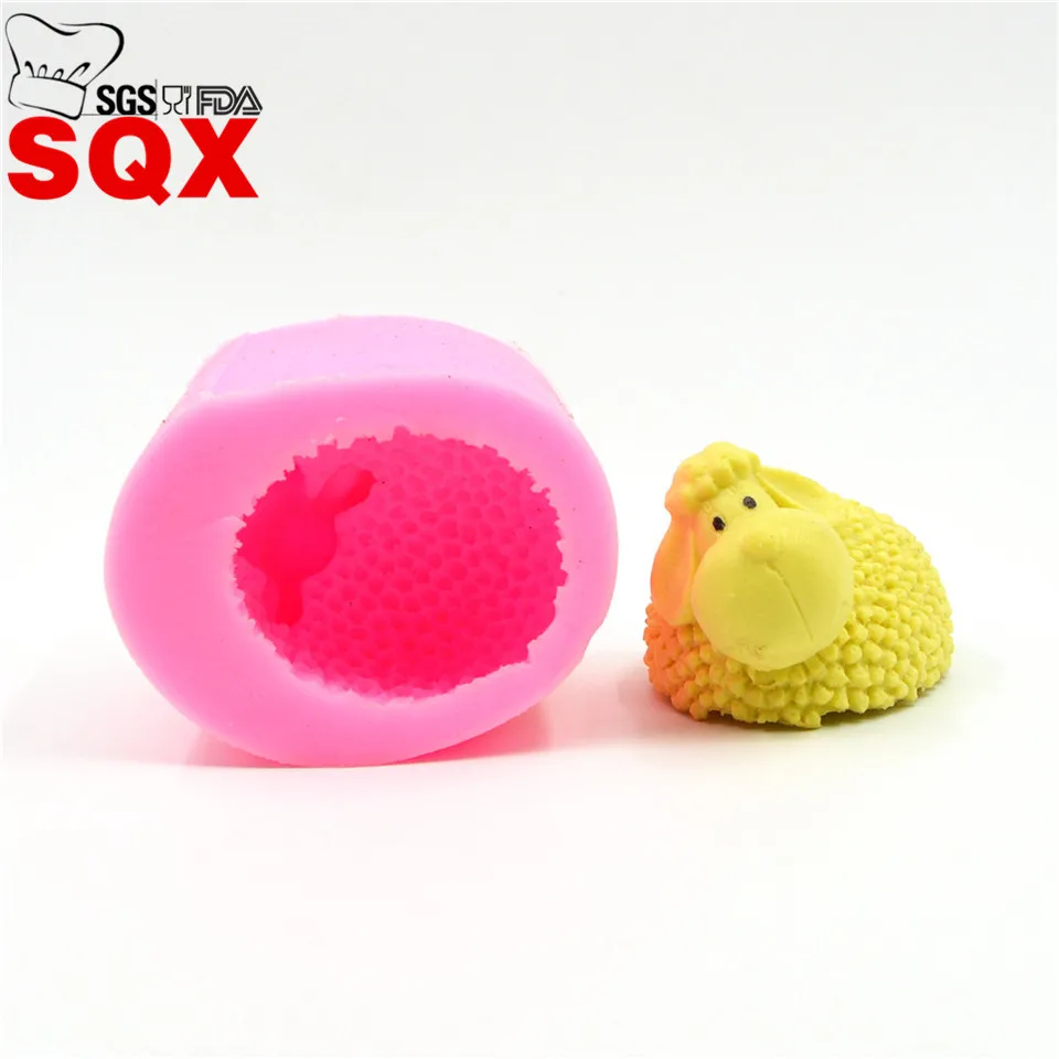 Новая Милая овечья силиконовая форма инструменты для украшения тортов из