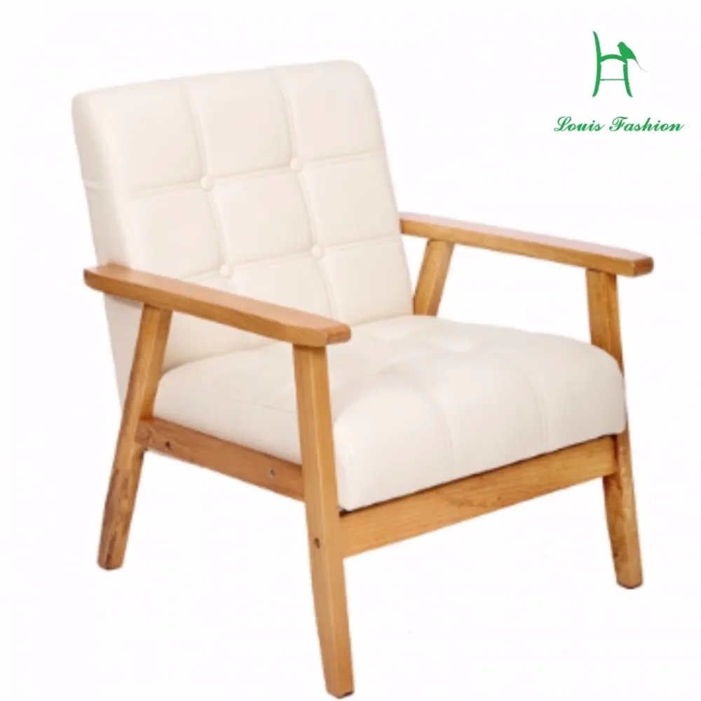 

Louis Fashion new style PU leather sofa modern simplism style solo arm chair love seat