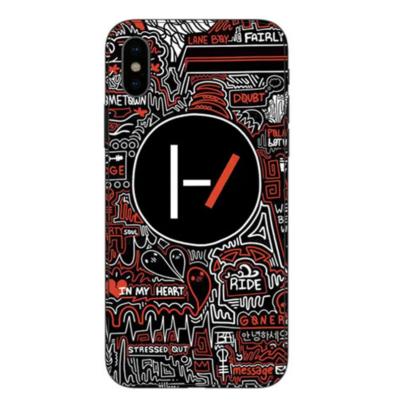 Twenty One Pilots для Fundas iphone 7 чехол Apple X 5 5S SE 6 6s 8 Plus задняя крышка телефона s capas |