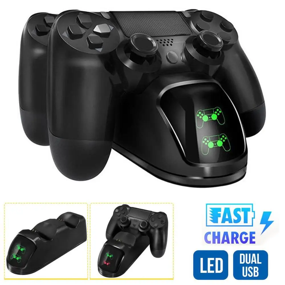 DOBE игра Двойная зарядка usb зарядная док-станция геймпад джойстик для PS4 беспроводной контроллер