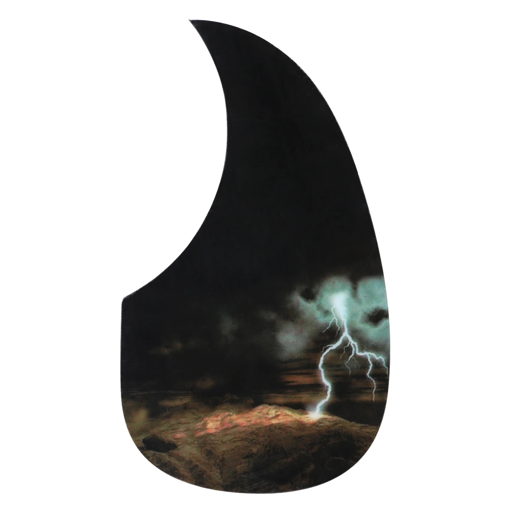 6 шт./лот Guitar pick guard ПВХ материал pick Guard стикер для акустических гитар, аксессуары