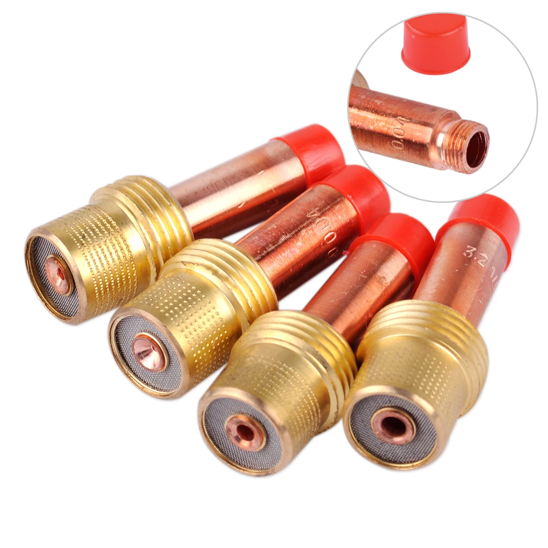 LETAOSK 4 шт корпус цанги и газовой линзы 45V24 45V25 45V25M 45V26 1 0 6 2 3 подходит для WP17 18 26 TIG