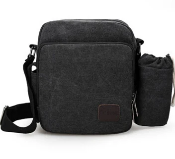 Retro canvas men 's bag men' s leisure multi - functional shoulder Messenger |