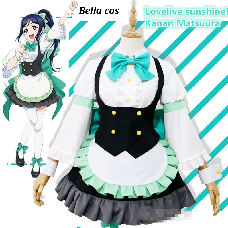 Изготовление размеров под заказ! Aqours!Lovelive солнце Kanan Мацуура rolecos карнавальный
