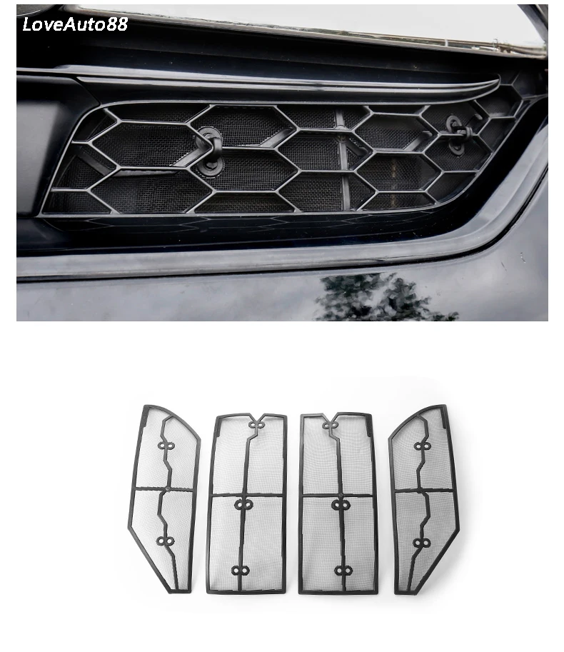 Для Honda CRV C-RV Автомобильная сетка для скрининга насекомых Передняя Решетка Вставка Сетка автомобильные аксессуары