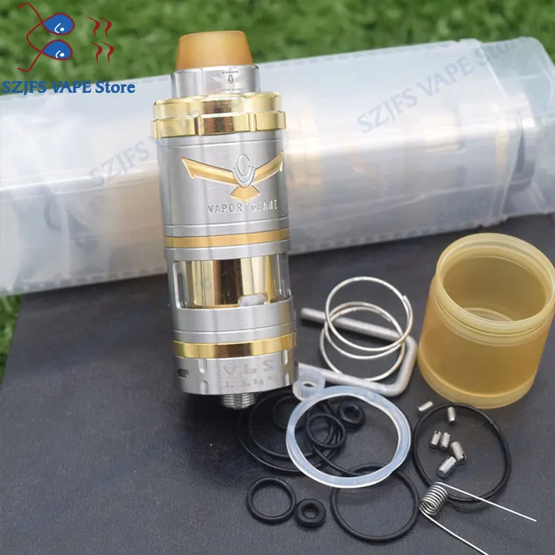 Vapor Giant V6S RTA 23/25mm Rebuildable Tank Atomizer Adjustable Airflow Single/Dual Coil Big Vaporizer v zeus dual/AMMITMTL | Электроника