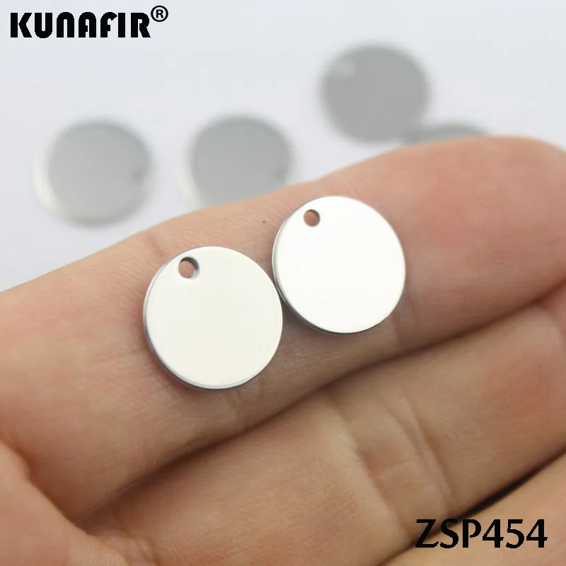 KUNAFIR пустые стальные цветные большие бирки 304 бирки из нержавеющей стали для ювелирных изделий детали аксессуары 50 шт/100 шт/200 шт