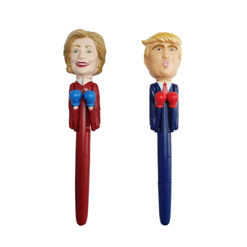 Забавная игрушка в виде ручки Трампа Хиллари набор игрушек реальные голоса для