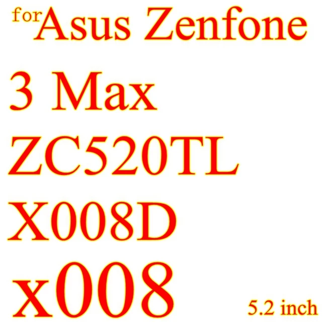 Защитное закаленное стекло sklo для asus zenfone Peg asus 3S 3 max zc521tl X008D x008 ZC520TL ZC 521 520 TL GLAS FIML чехол - Цвет: 3 max zc520tl
