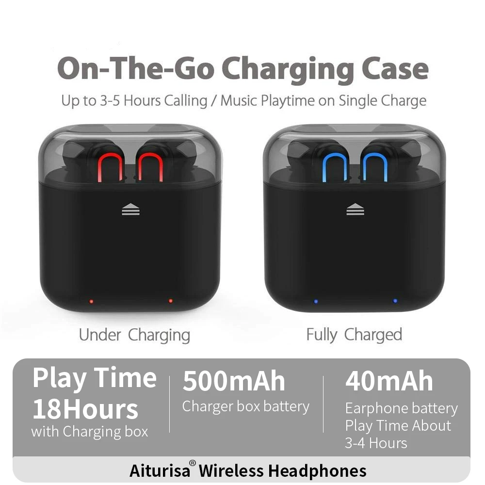 G1 TWS Bluetooth наушники беспроводные наушники стерео Спортивные Беспроводные наушники с mi crophone Громкая связь для телефона xiaomi mi 8