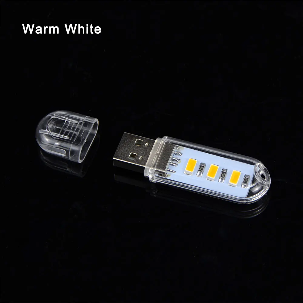 Портативная Настольная лампа с мини-USB светодиодный светильник для чтения