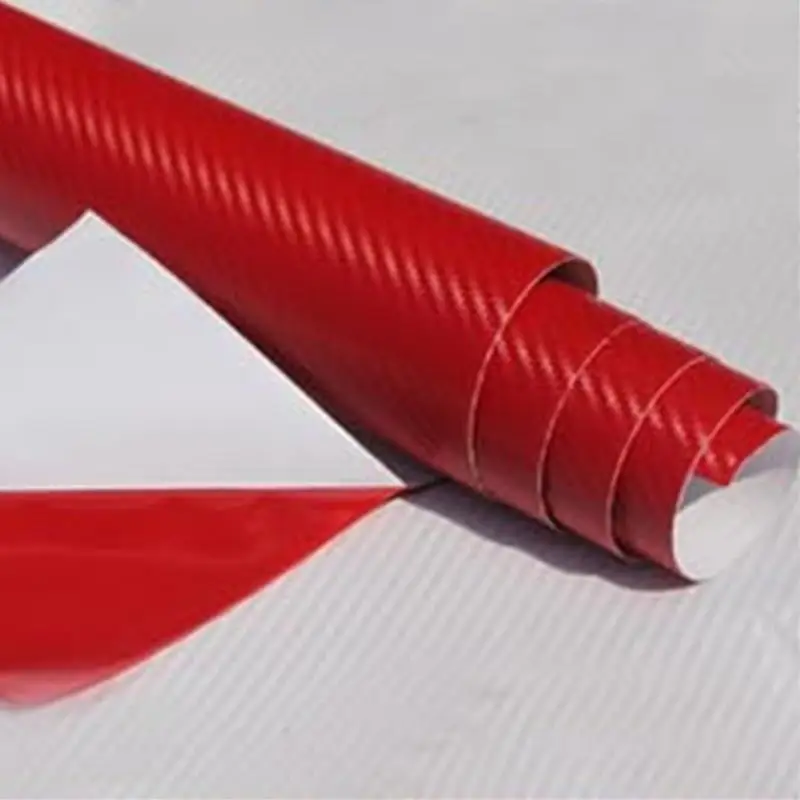 DIY 30x127 3D наклейка из углеродного волокна виниловая пленка рулон клейкая