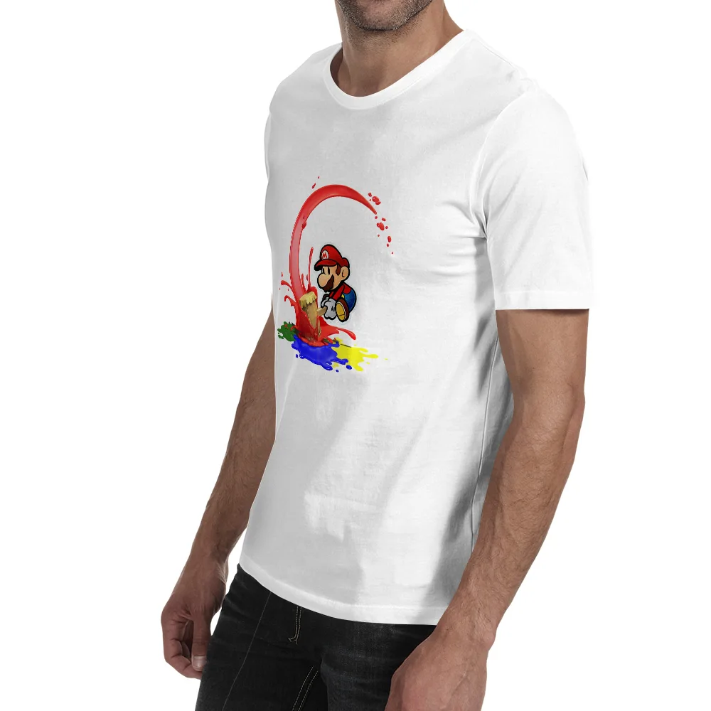 Супер Смэш футболка видео игры Аниме Мода Повседневная Новинка панк печати Unisex