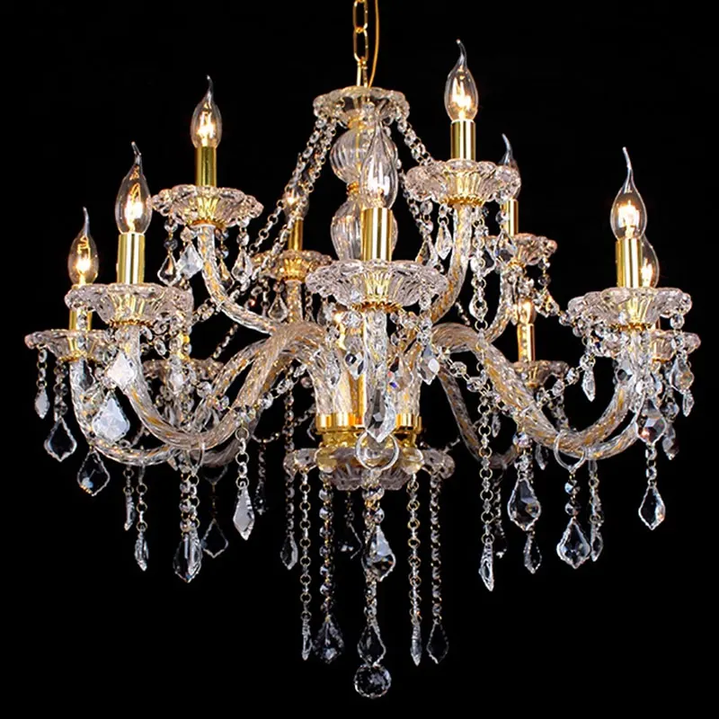 Modern crystal chandelier Bedroom Kitchen indoor home Lighting Lustre de cristal K9 Gold crystal light fixture chandelier