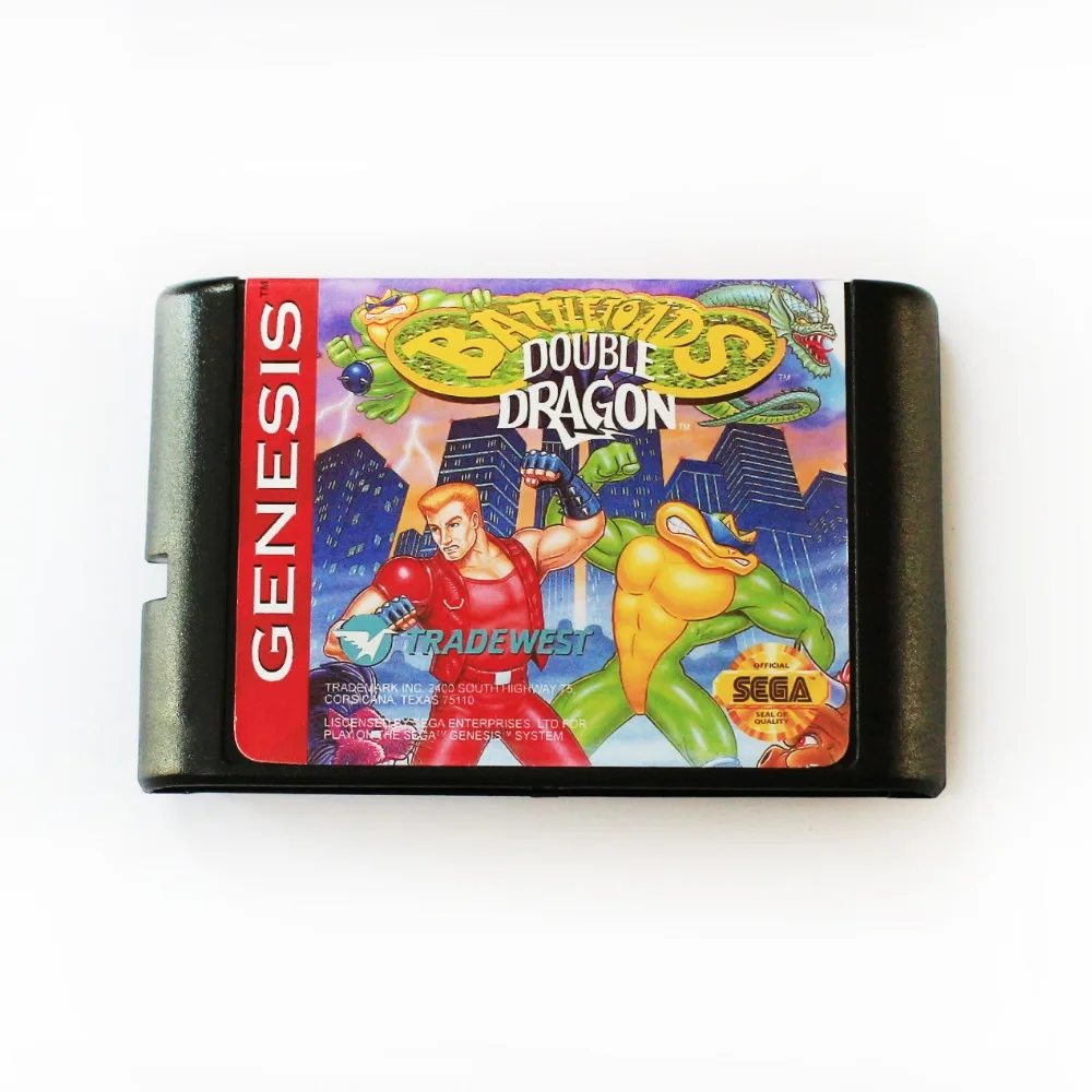 Battletoads и двойной дракон Ultimate Team 16 бит MD карточная игра для Sega игры SEGA Mega Drive
