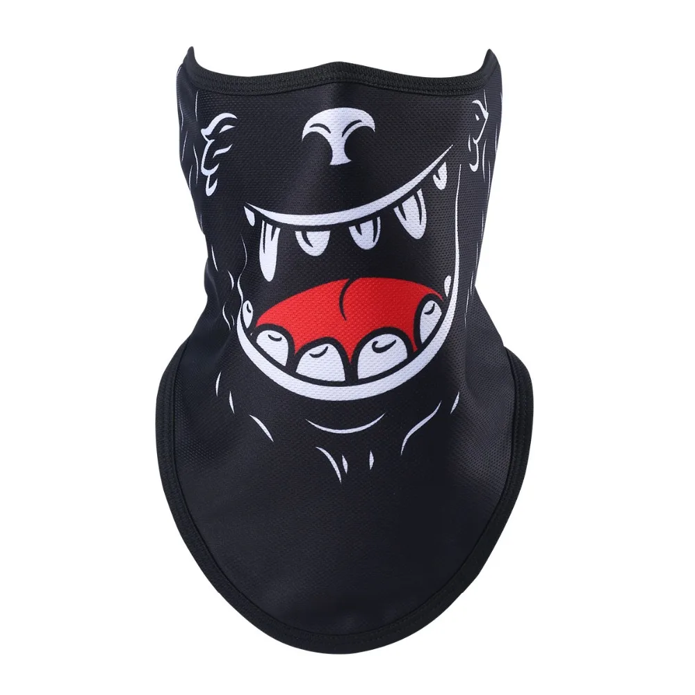 Велосипедный головной платок с черепом причудливый шарф для мотогонок