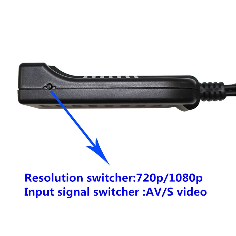 Мужской AV CVBS/S Video to HDMI конвертер композитный 3RCA AV/S адаптер Поддержка 1080P для HDTV