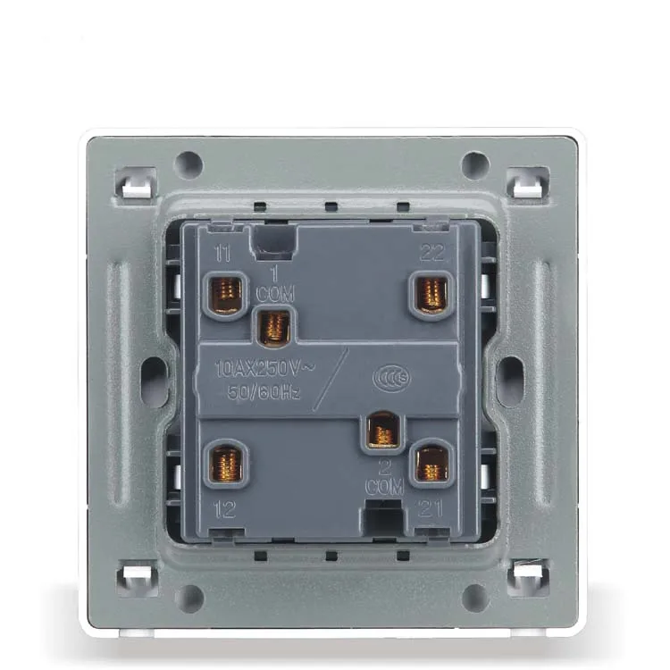 

Wall Switch Socket White BE Black Brass Lever Antique Double Open Single-Control Two-Control Two-Switch