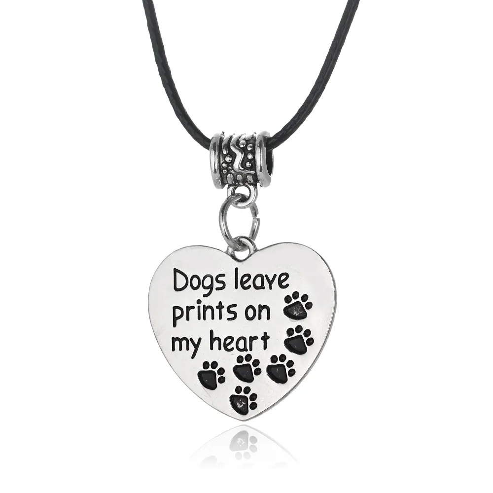 &quotСобаки оставляют отпечатки на моем сердце&quot собачья лапа печать бирка