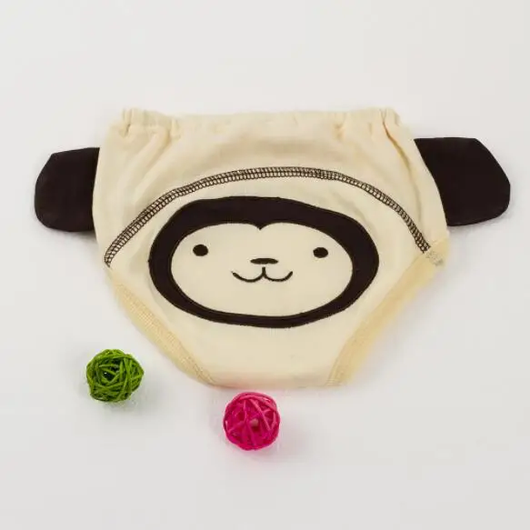 ZY0407 Monkey 4 слоя нижнего белья для детей; детские спортивные брюки с изменяемым углом штаны на подгузник, утолщение на зиму стереоскопический мультфильм Стиль ZY04 - Цвет: ZY0407 Monkey