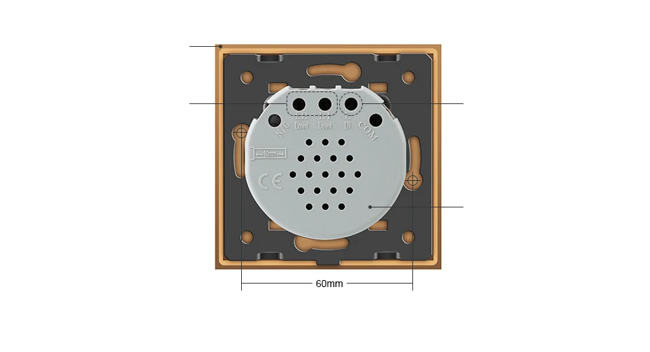 Livolo ЕС Стандартный Zigbee умный дом настенный сенсорный выключатель, сенсорный/WiFi/APP управление, работает с Alexa, работает только с Livolo шлюз