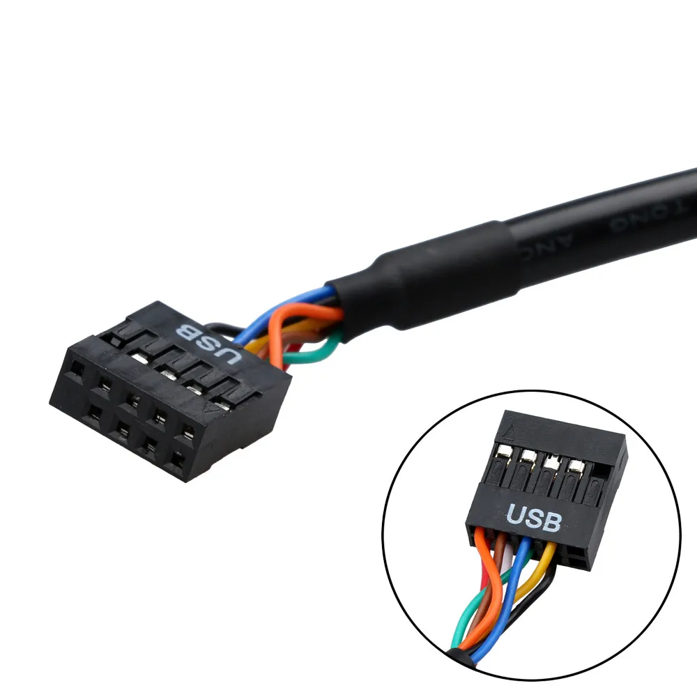 12 см 19Pin USB3.0 папа к 9Pin USB2.0 Женский Материнская плата кабель адаптер конвертер