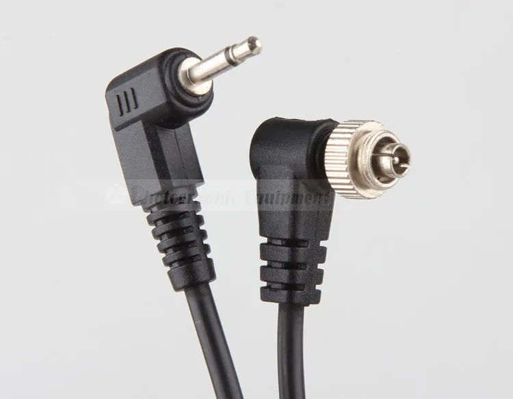 Шнур для синхронизации со вспышкой камеры с винтовым замком 2 5 мм | Электроника