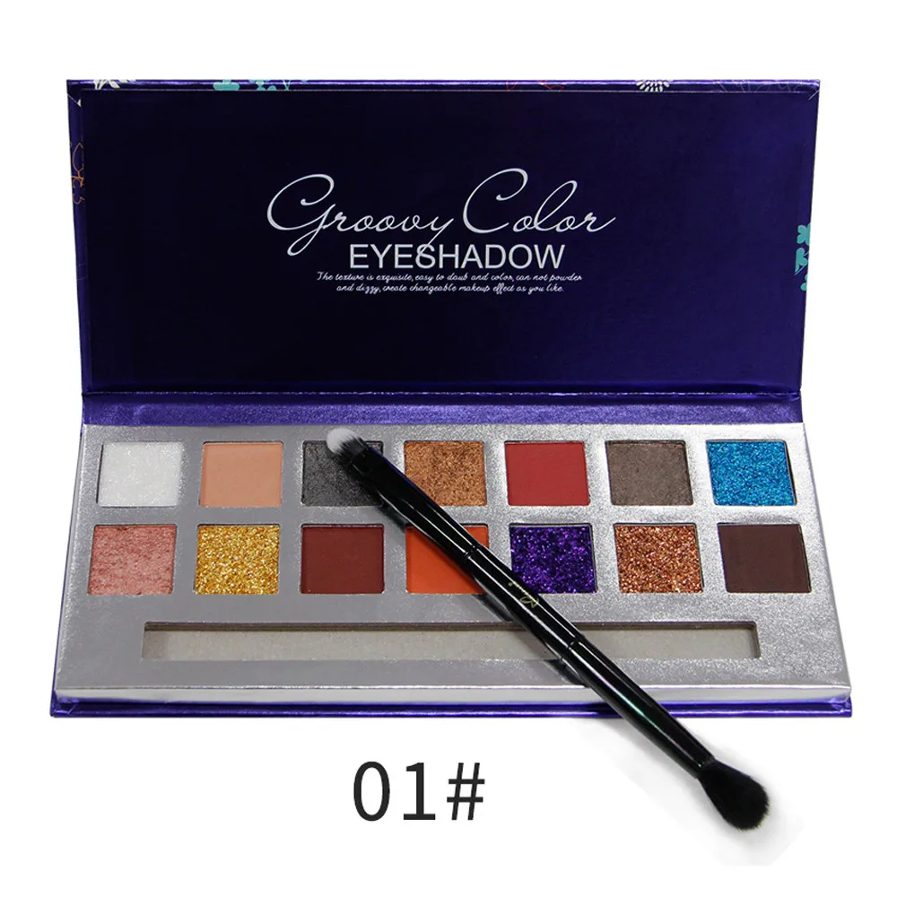 Новые модные тени для век Palette14 цветные водонепроницаемые порошковые матовые