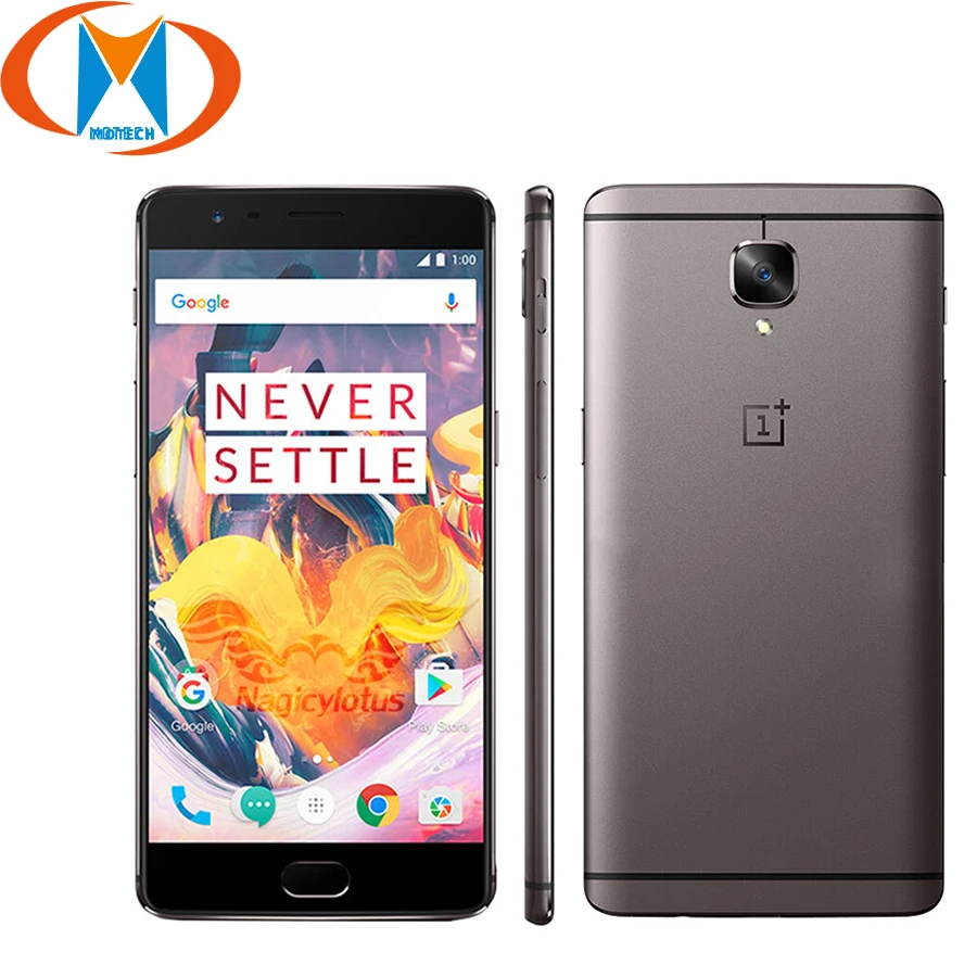 Новый оригинальный OnePlus 3T 6 ГБ 128 Гб мобильный телефон Snapdragon 821 Восьмиядерный Oneplus