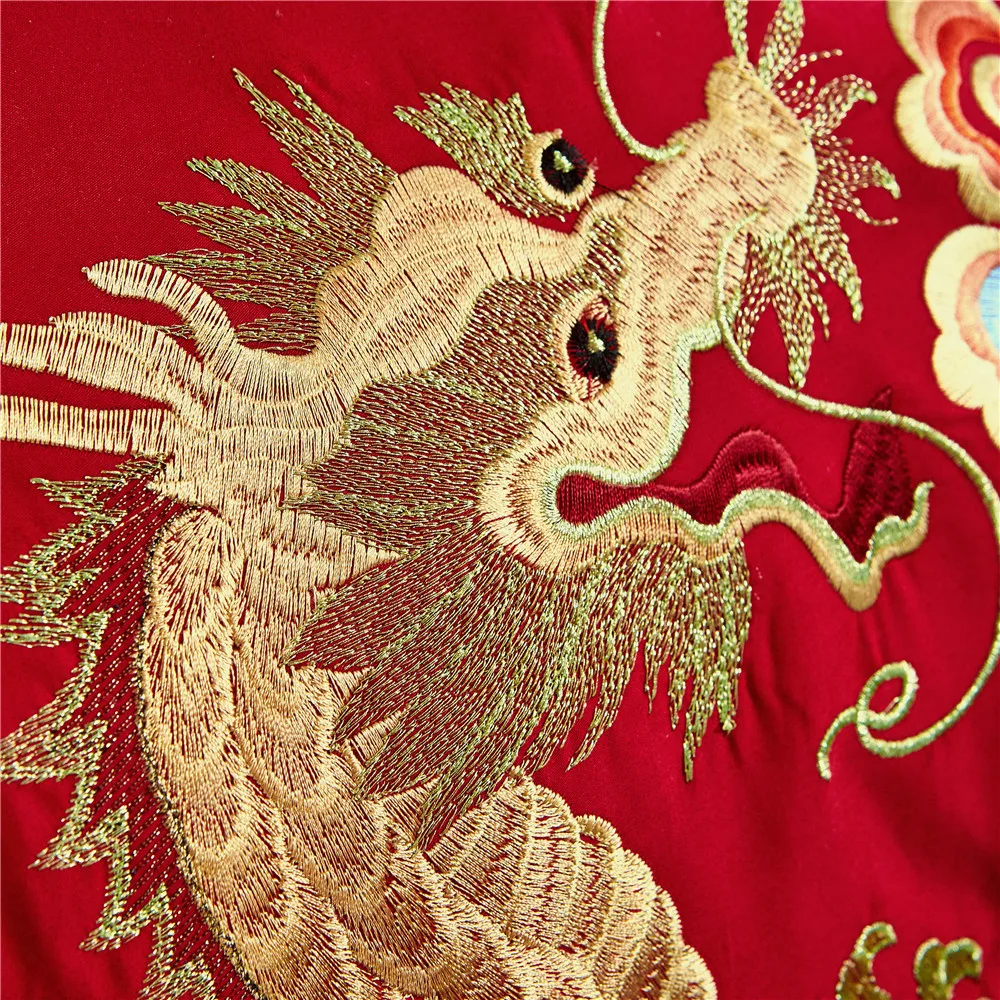 Китайский свадебный красный комплект постельного белья азиатское постельное